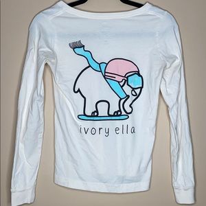 Ivory Ella long sleeve shirt.